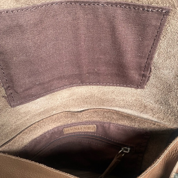 Cute Brown leather/suede purse - Picture 6 of 6